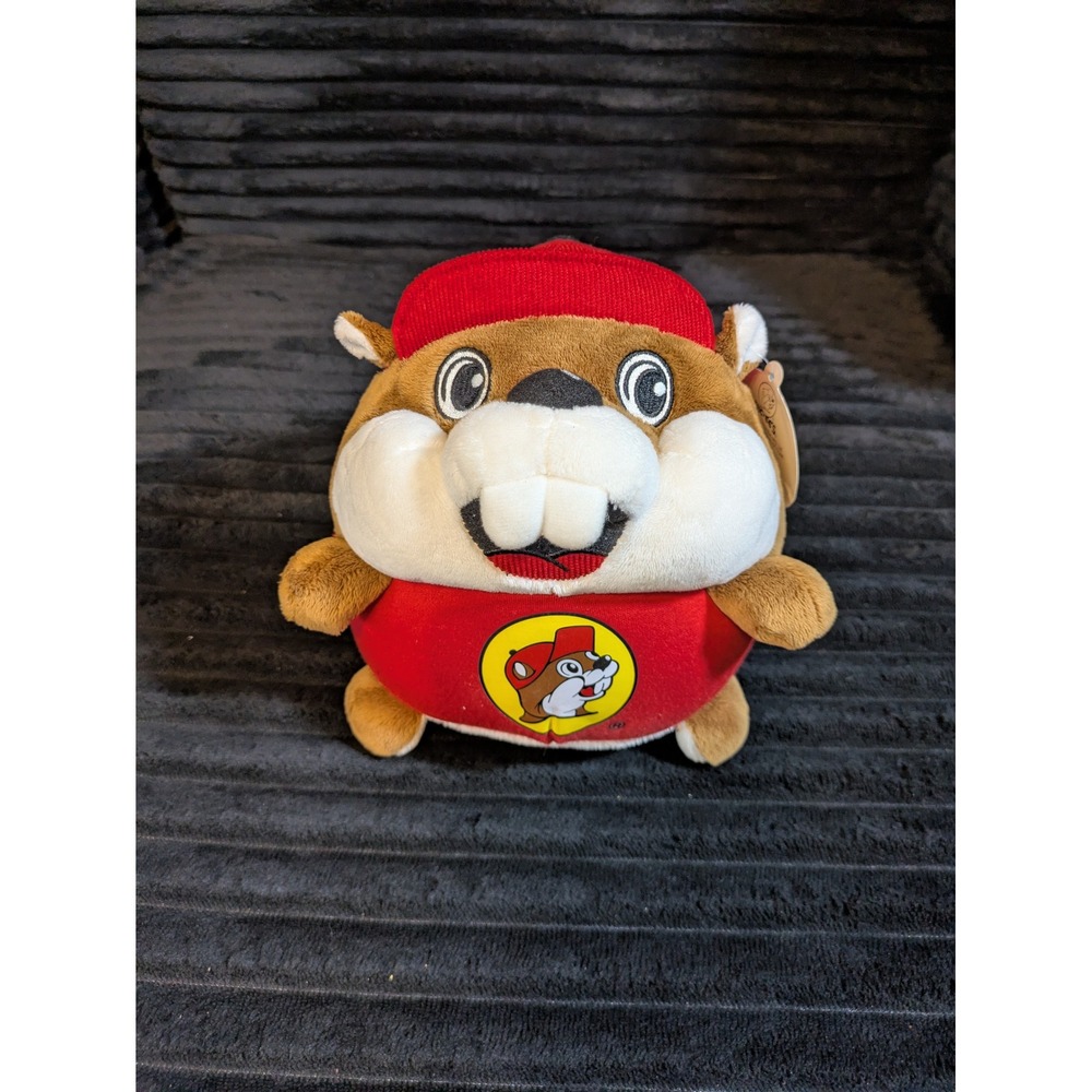 Buc-ee's Character Ball 7 Inch Plush Beaver Mascot Stuffed Animal New With Tags
